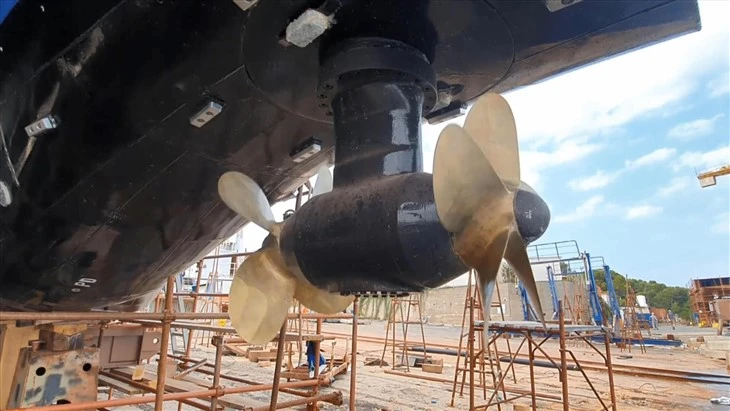 Marine Propulsion Counter Rotating Propellers Azimuth Thruster Approved By CCS price